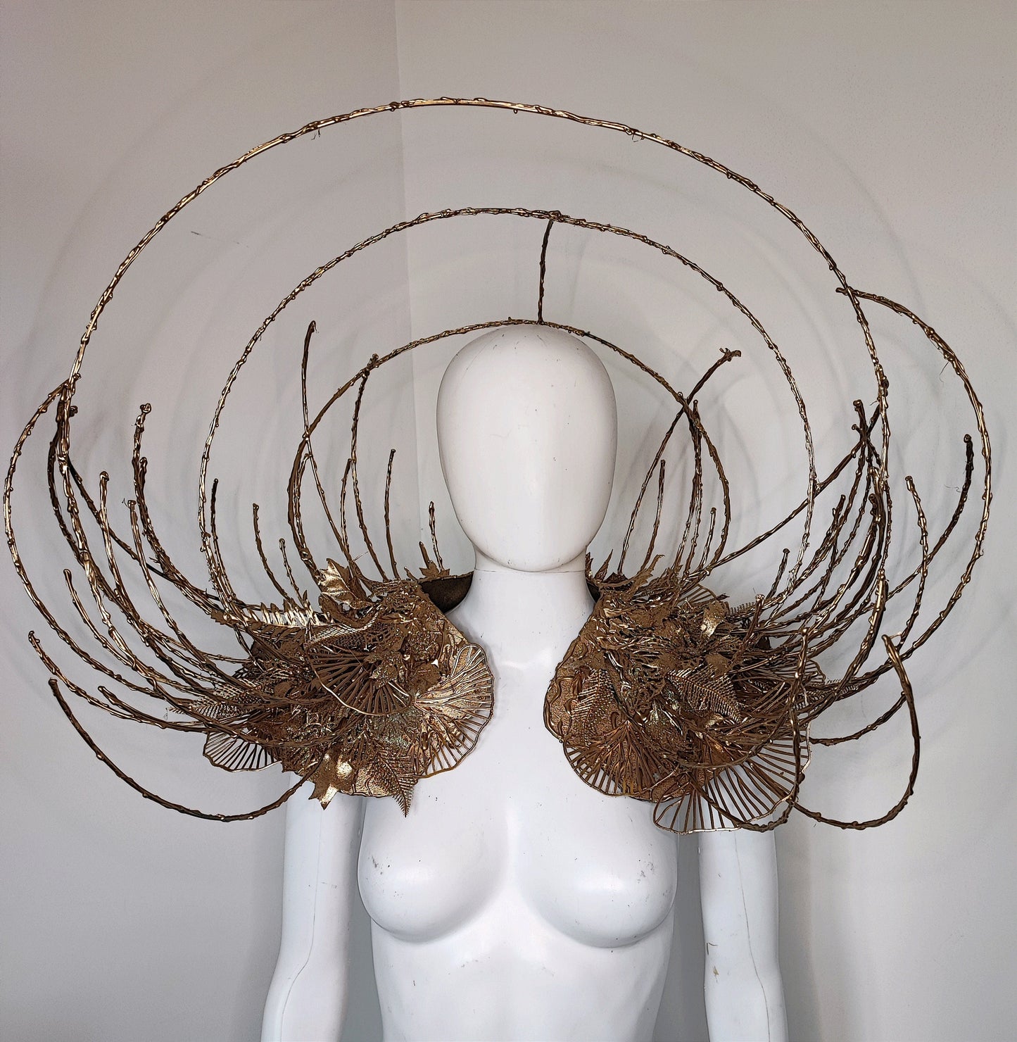 Cage Royal Fantaisie - Cou Col - Reine Maléfique - Unisexe - Dark Beauty - Costume -Headdress - Gala Bal Festival - prêt à expédier