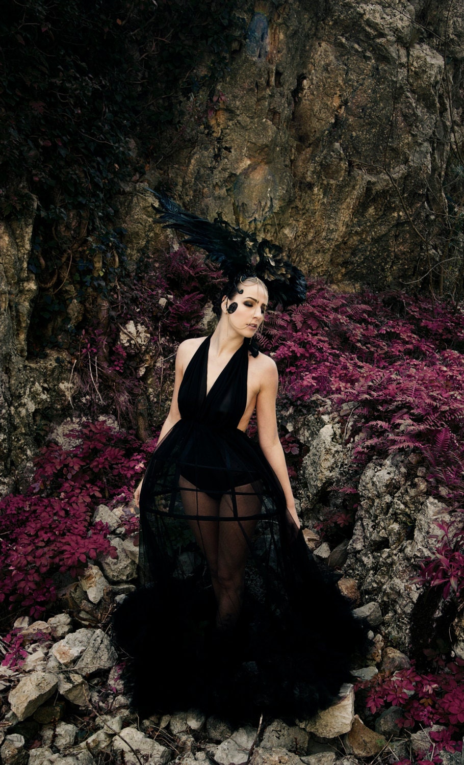 Robe Fraise au Loup - Mode - Créateur - Crinoline - Tutu - Dark - Hoops
