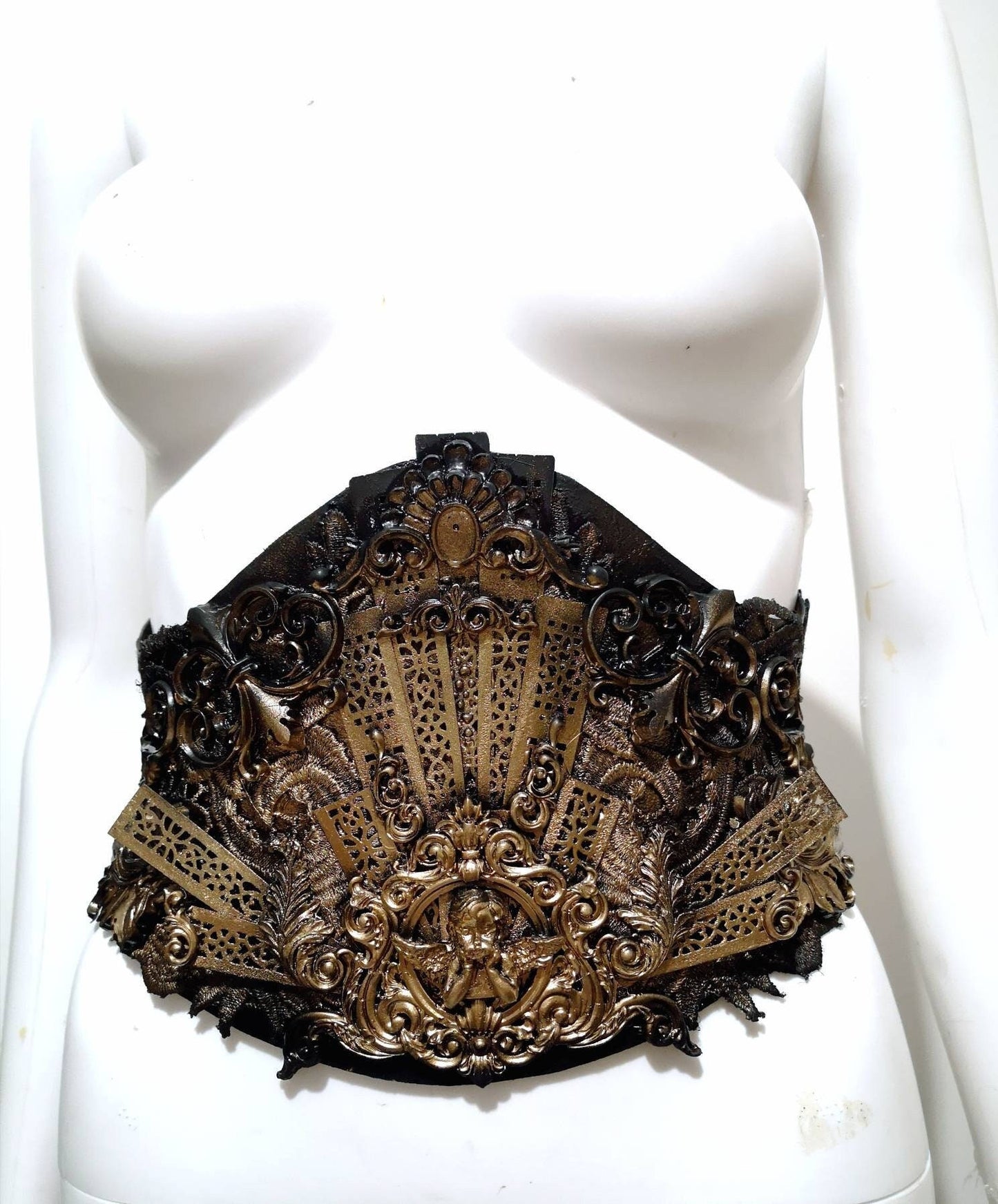Ceinture Armure Fraise au Loup Costumes - corset Cosplay - Royal - Gold - Fantasy