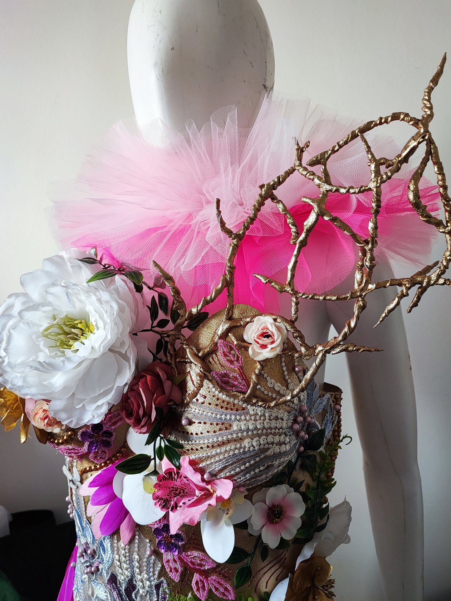 Corset Armure féerique - Atelier Fraise au Loup - Nature - Fleuri - Princesse - Magique