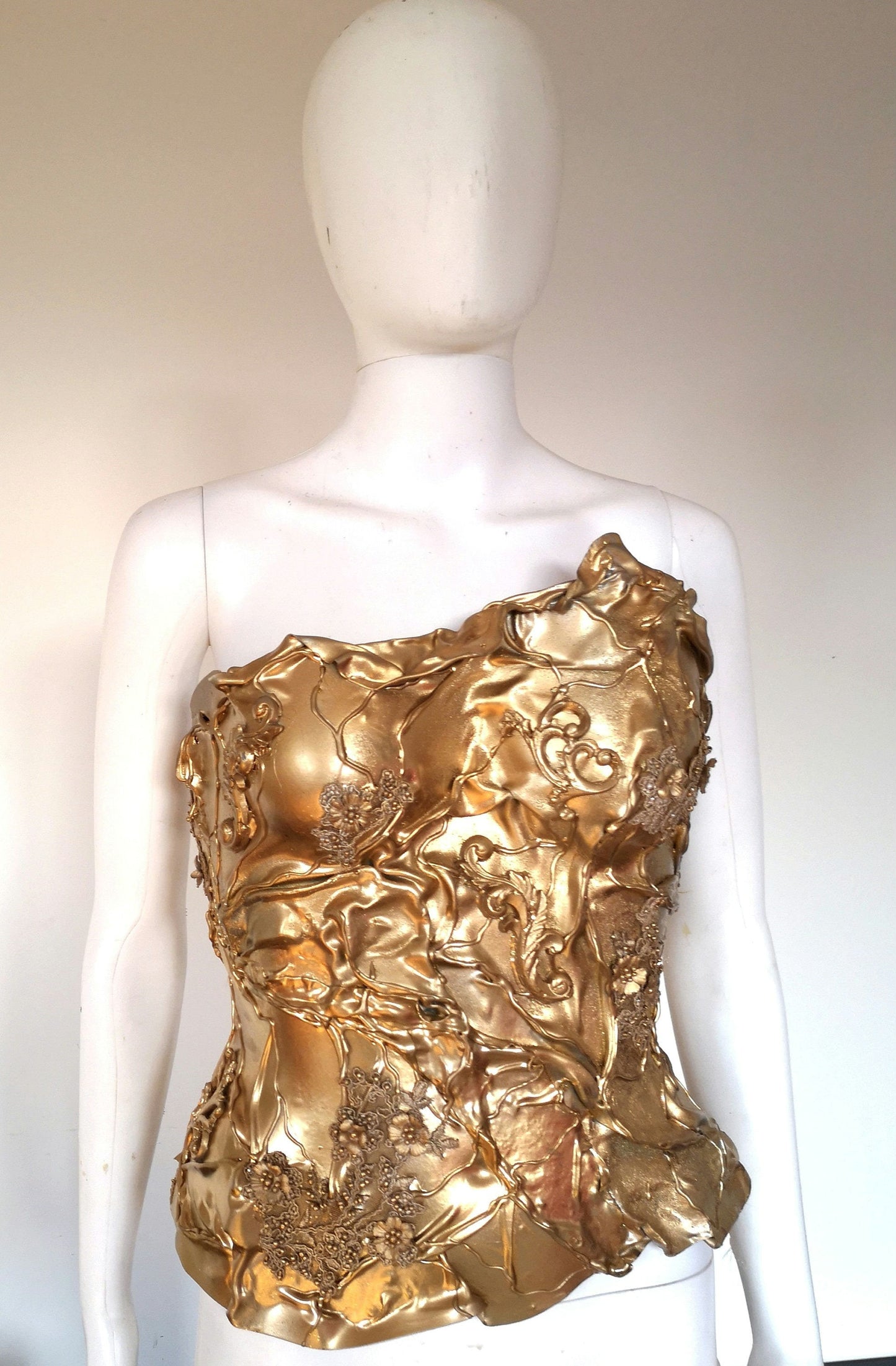 Plastron Armure Fraise au Loup Costumes - Cosplay - Royal - Gold - Breastplate - Fantasy
