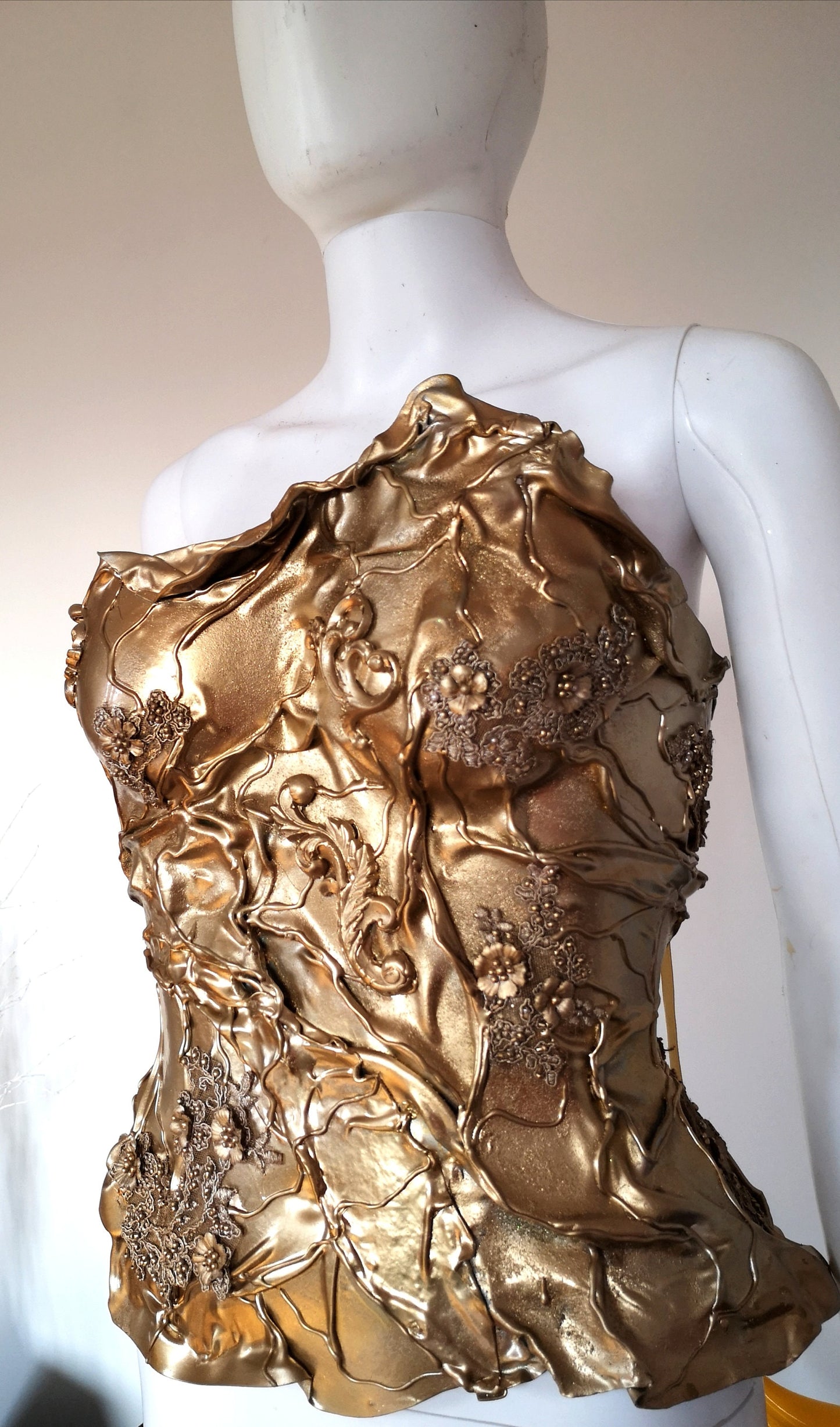 Plastron Armure Fraise au Loup Costumes - Cosplay - Royal - Gold - Breastplate - Fantasy