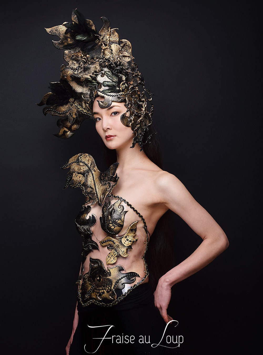 Plastron "Leto" - Armure - Costume - Création féérique Fraise au Loup - Cosplay