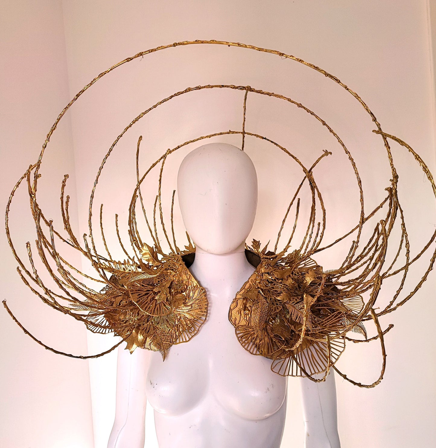 Cage Royal Fantaisie - Cou Col - Reine Maléfique - Unisexe - Dark Beauty - Costume -Headdress - Gala Bal Festival - prêt à expédier
