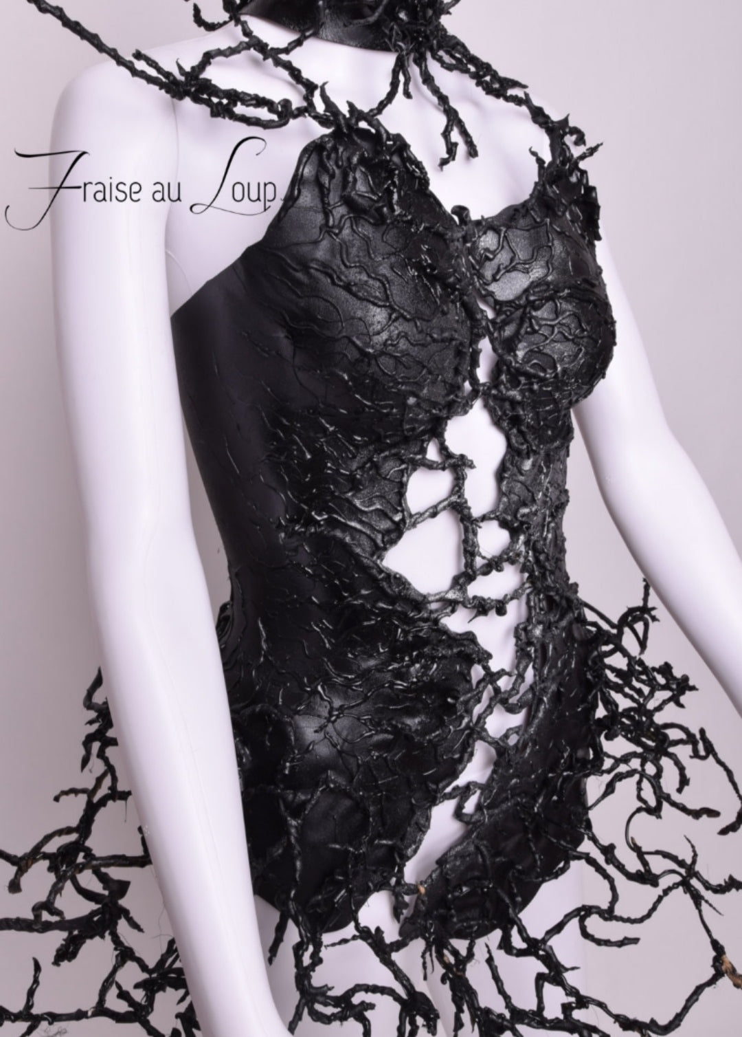 Armure Corset Fantasy - Création Fraise au Loup - dark - Dance - Fashion - Goth