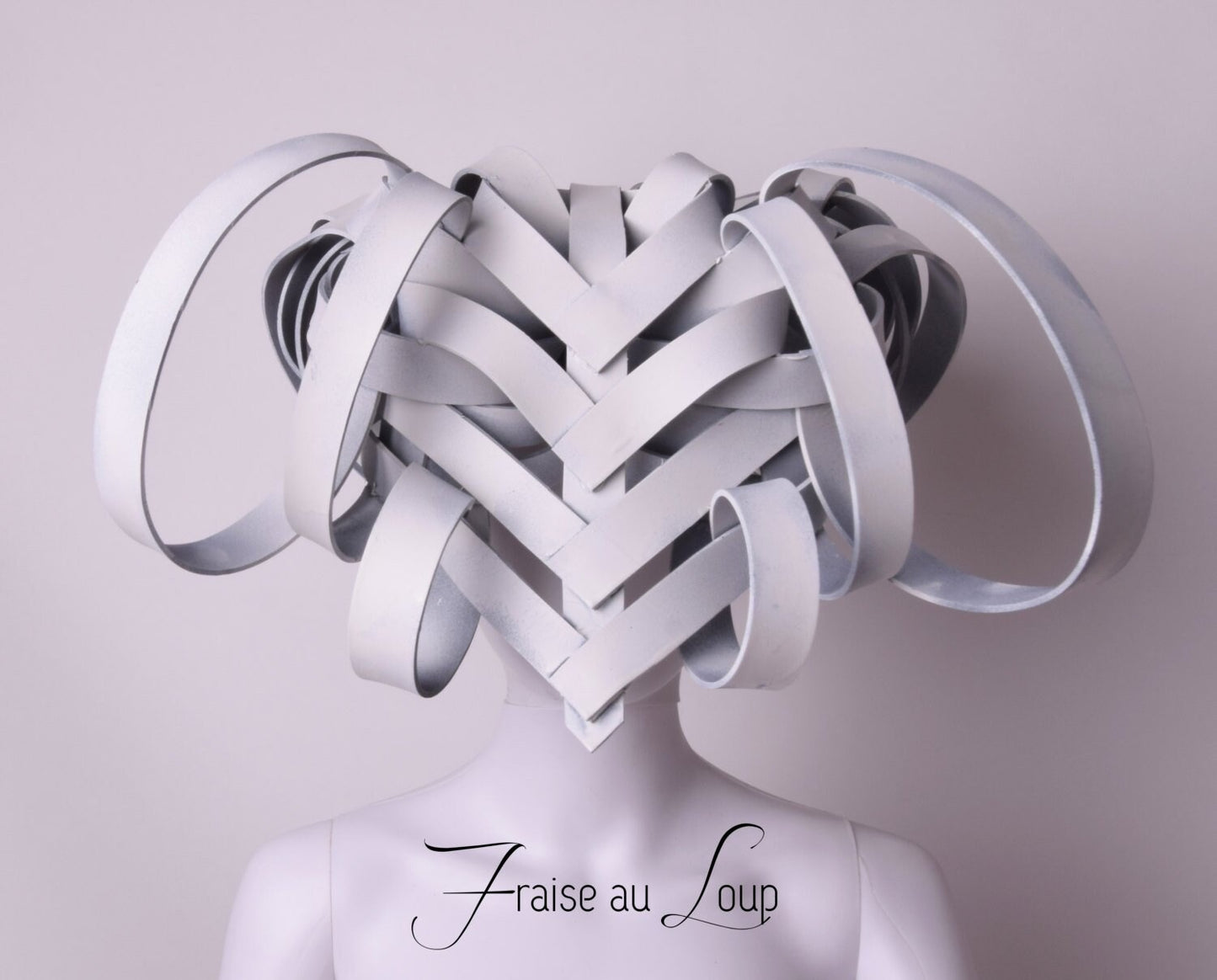 Headpiece - Coiffe futuriste Sfx Goth Alien Cyborg Allure Géométrique. Fraise au Loup Costumes Star Wars