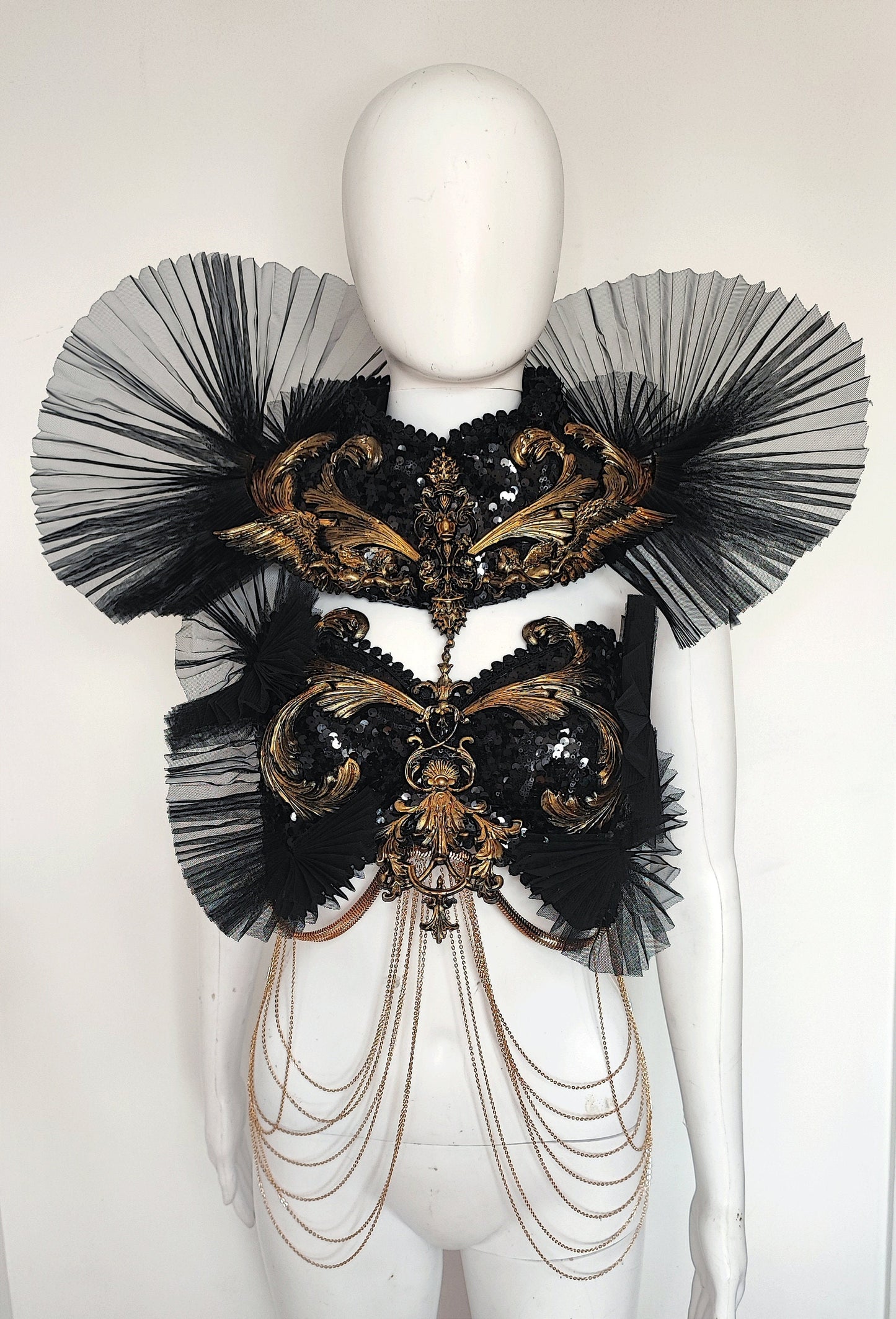 Costume avant garde - Reine futuriste - Majestueux - Royal - Carnaval Venise - Princesse - Féérique