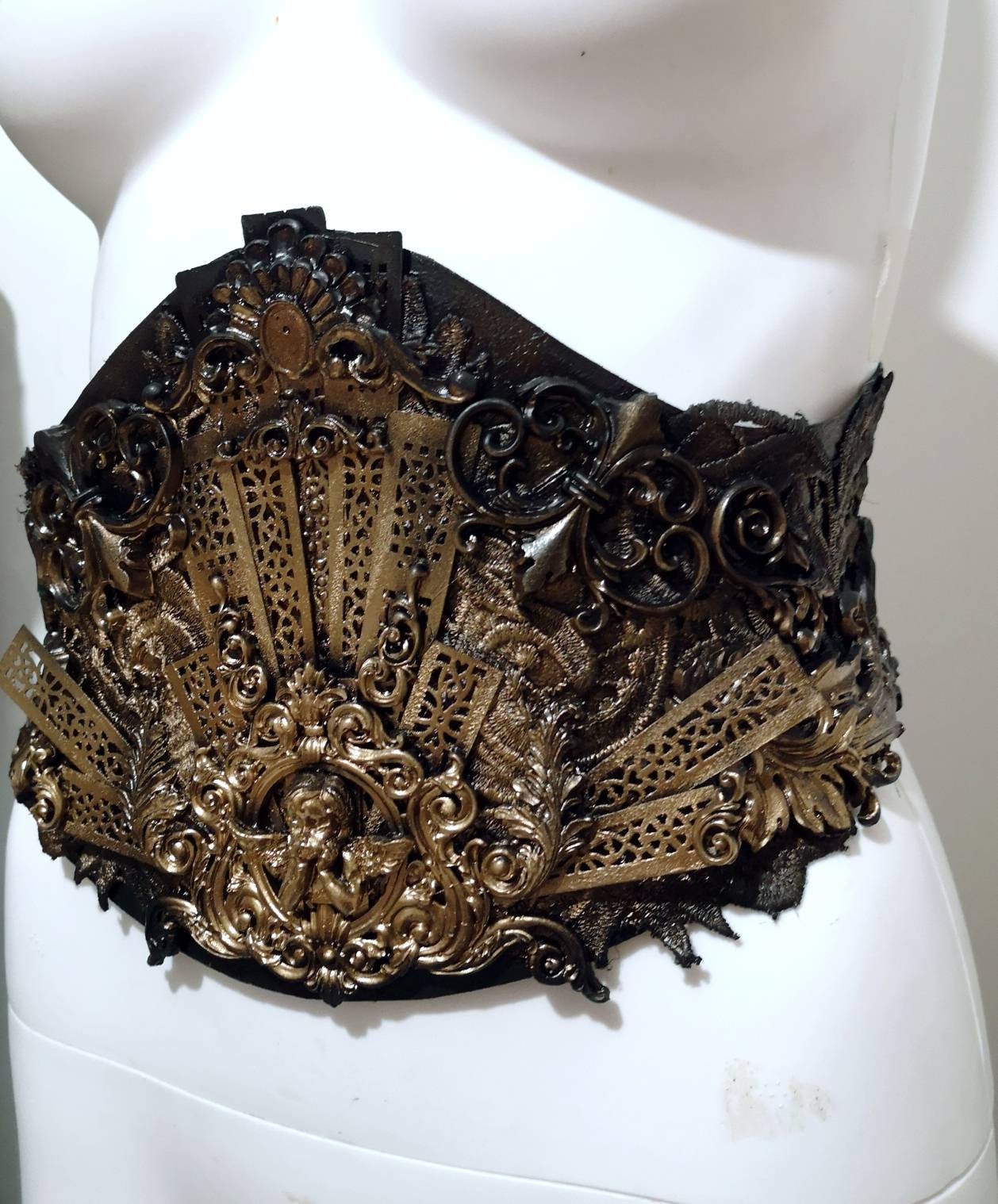 Ceinture Armure Fraise au Loup Costumes - corset Cosplay - Royal - Gold - Fantasy