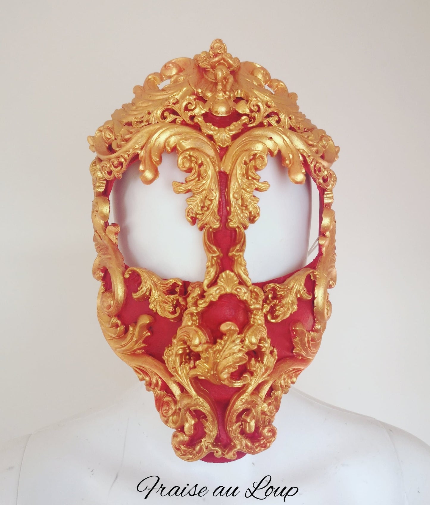 Masque baroque, bijou, rococo couture fashion, marie-antoinette, filigree, Baroque Fantasy Valkyrie Steampunk, anges