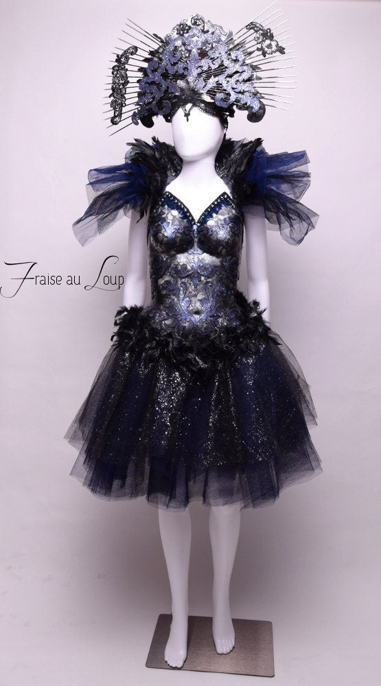 Costume "Night Bird"- Fée - Danse - Magic - Fantastique - Ballerine - Cosplay