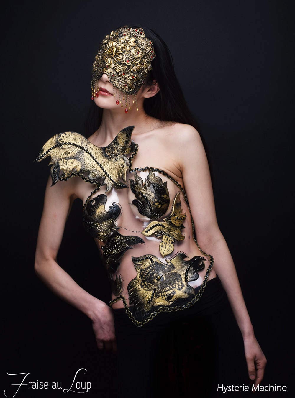 Plastron "Leto" - Armure - Costume - Création féérique Fraise au Loup - Cosplay