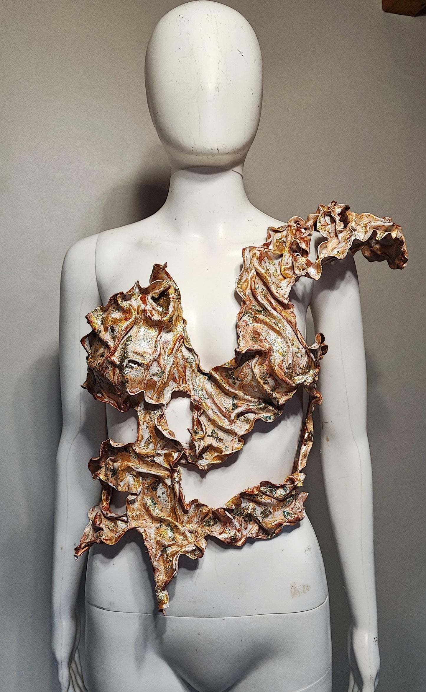 Plastron Armure Fraise au Loup Costumes - Cosplay - Royal - Gold - Breastplate - Fantasy