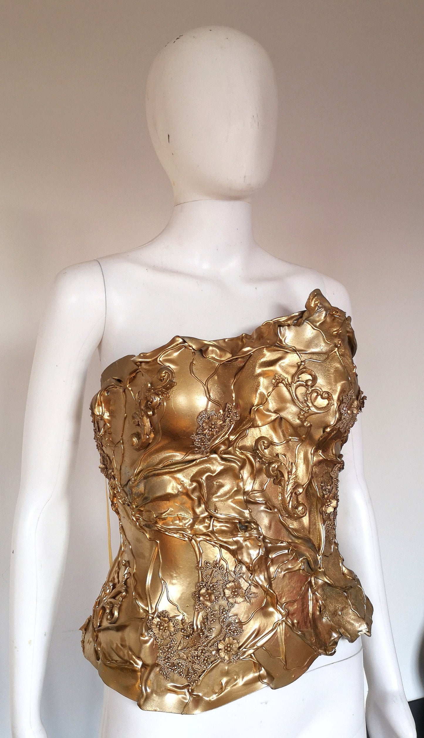 Plastron Armure Fraise au Loup Costumes - Cosplay - Royal - Gold - Breastplate - Fantasy