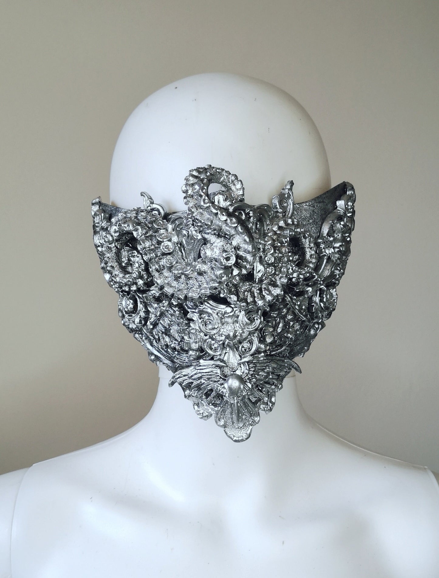 Masque baroque, bijou, rococo couture fashion, marie-antoinette, Baroque Fantasy Valkyrie Steampunk, anges