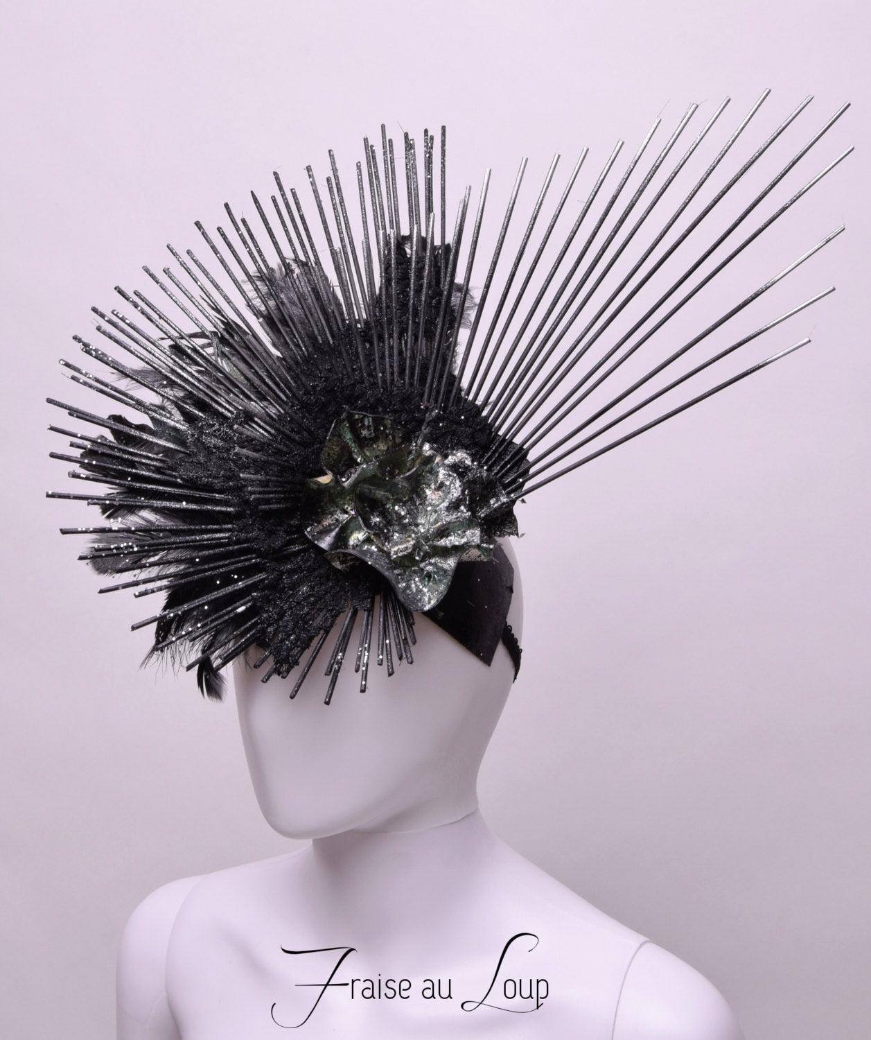 Headpiece - Arcé - Coiffe - Classe - Mode - Glamour - Fashion - Dark - Queen