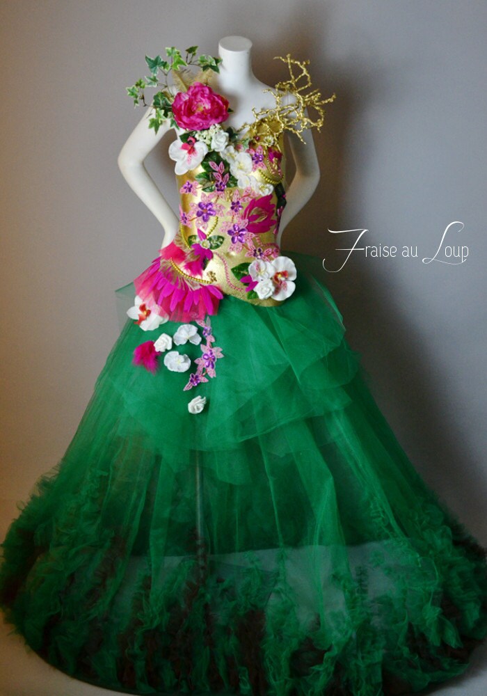 Ensemble Chloris - Fraise au Loup - Nature - Princesse - Fleurs - Féé