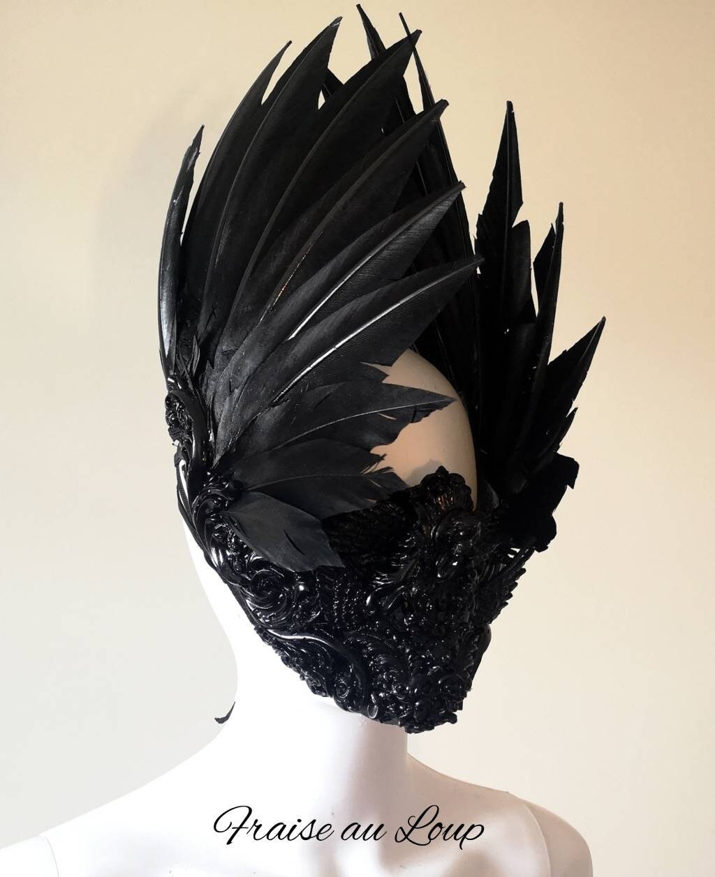 Masque baroque, bijou, rococo couture fashion, marie-antoinette, filigree, Baroque Fantasy Valkyrie Steampunk, anges