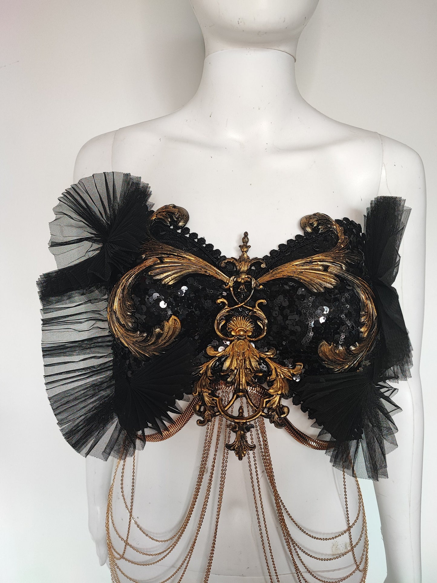 Plastron Armure Fraise au Loup Costumes - Cosplay - Royal - Bra - Fantasy. Ready to ship