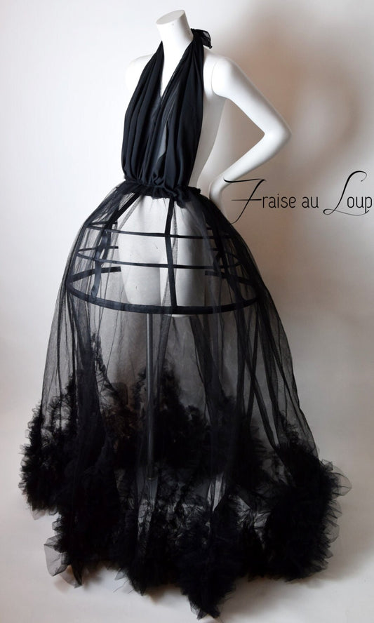 Robe Fraise au Loup - Mode - Créateur - Crinoline - Tutu - Dark - Hoops