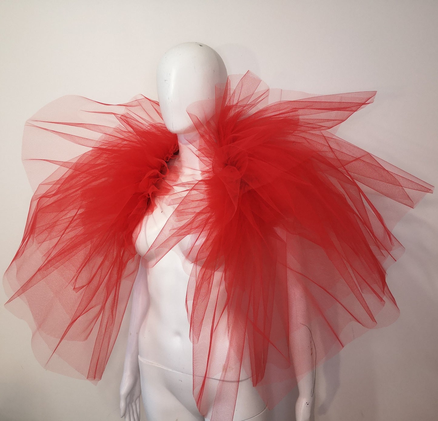 boléro Tulle - Pierrot circus - elizabethan neck ruff costume - costume cabaret burlesque