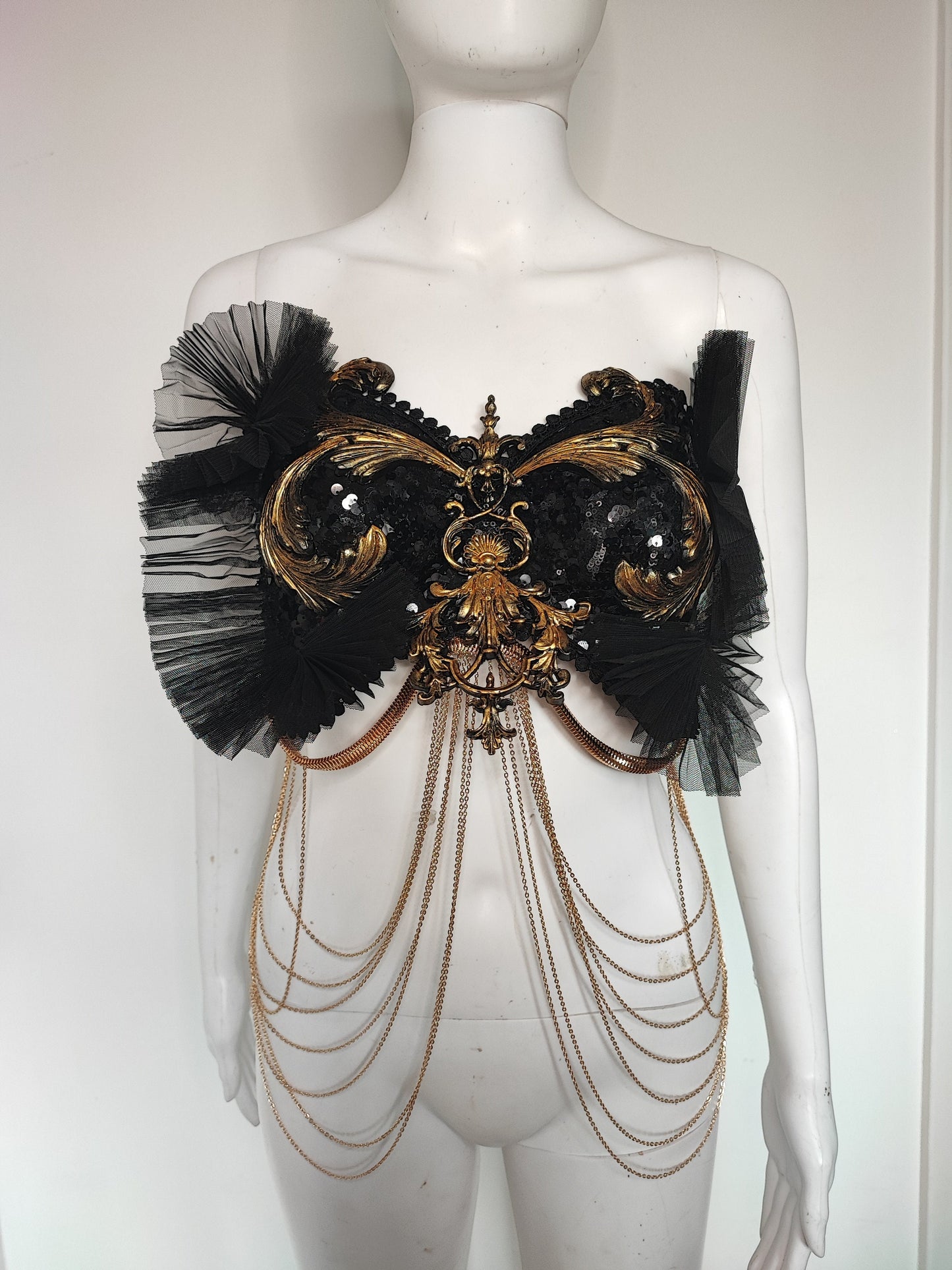 Plastron Armure Fraise au Loup Costumes - Cosplay - Royal - Bra - Fantasy. Ready to ship