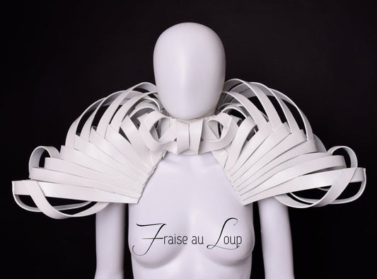 Epaulettes - Futuriste - Géométrie - Col - Fraise - Avant Garde - SFX - Cyborg - Alien - Mode - Alternatif - Fashion