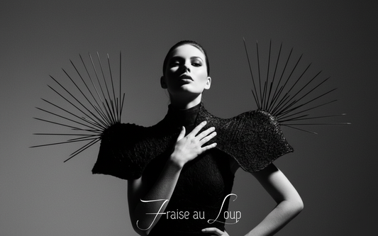 Epaulettes - Accessoire Fraise au Loup Costumes - Dark - Goth  - Futuriste