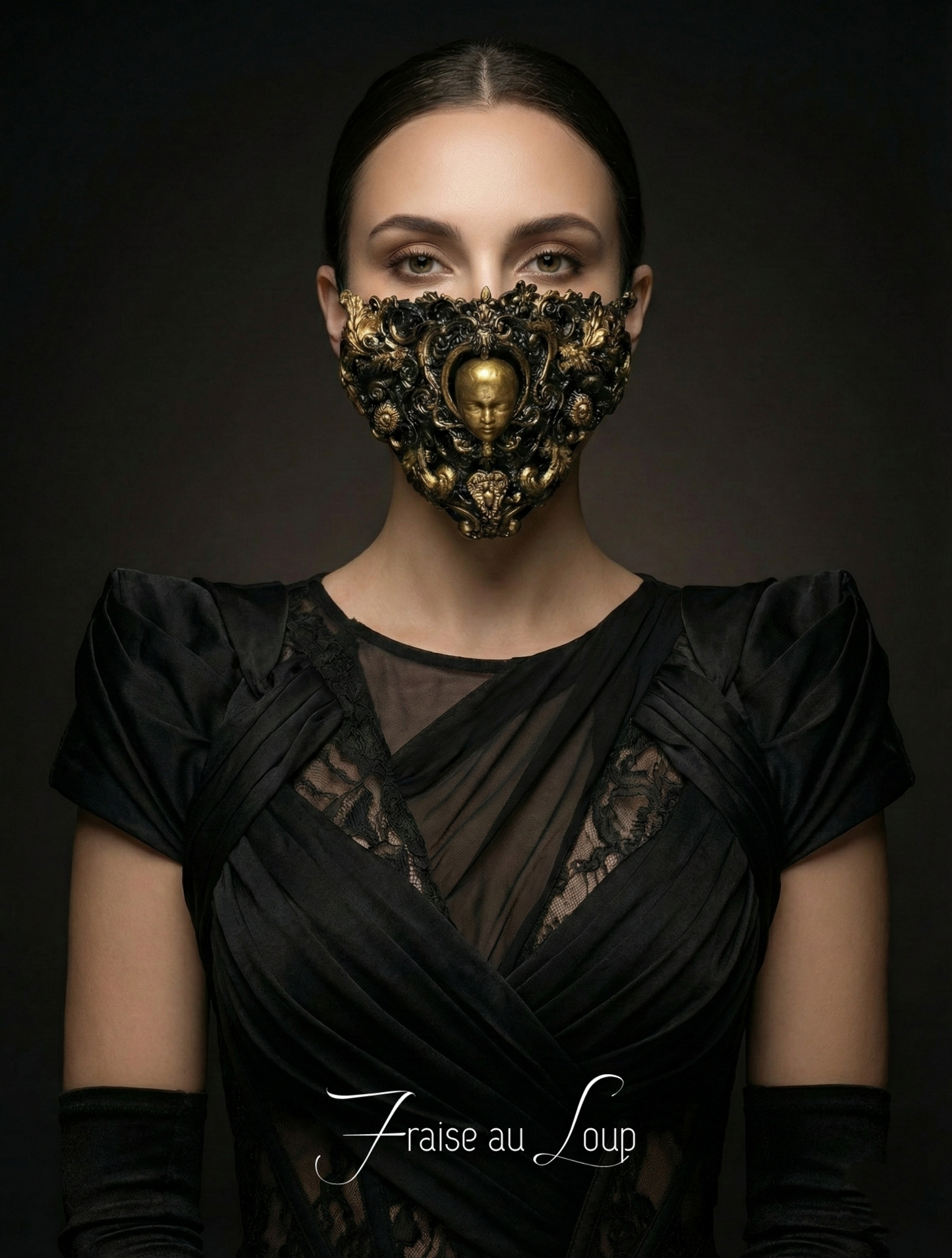 Masque baroque, bijou, rococo couture fashion, marie-antoinette, Baroque Fantasy Valkyrie Steampunk, anges