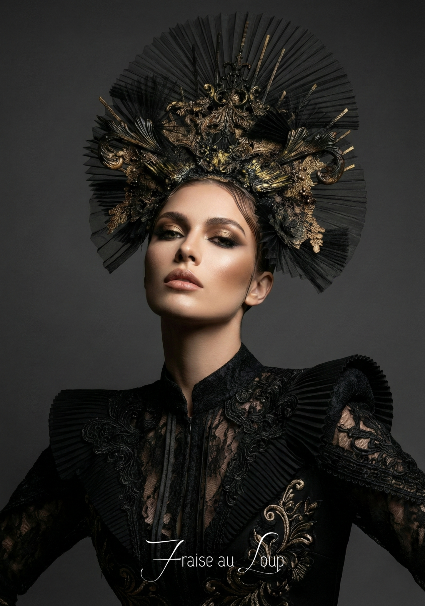 Coiffe halo couronne Céleste, Festival costume, filigranes, bijoudiadème baroque, headband - Met Gala