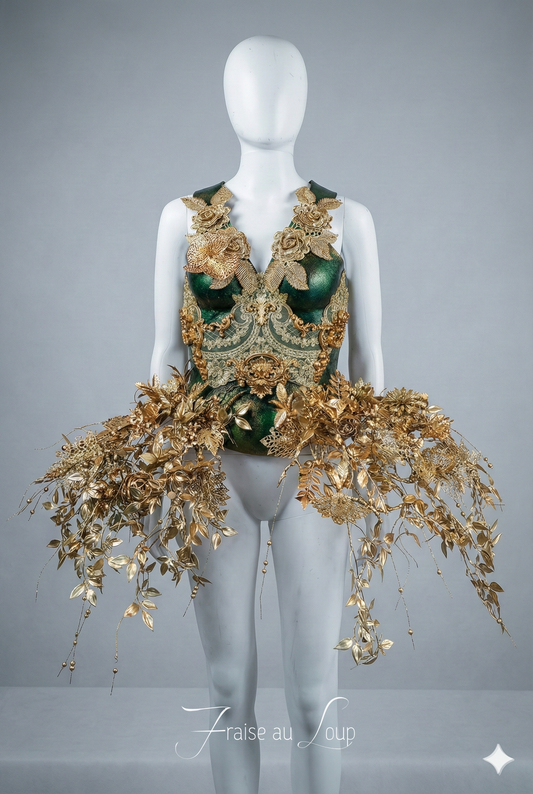 Plastron Armure Fraise au Loup Costumes - Cosplay - Royal - féérie - Breastplate - Fantasy