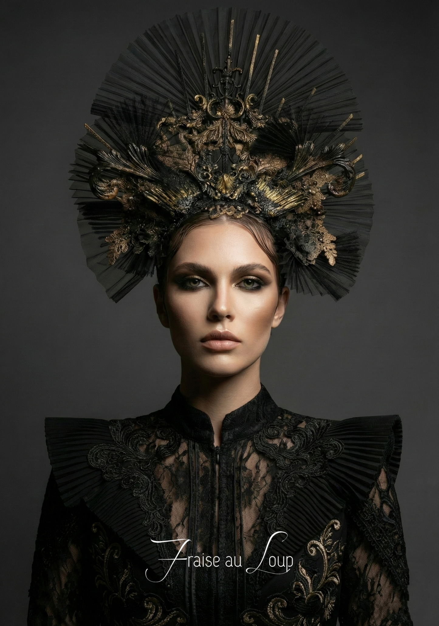 Coiffe halo couronne Céleste, Festival costume, filigranes, bijoudiadème baroque, headband - Met Gala