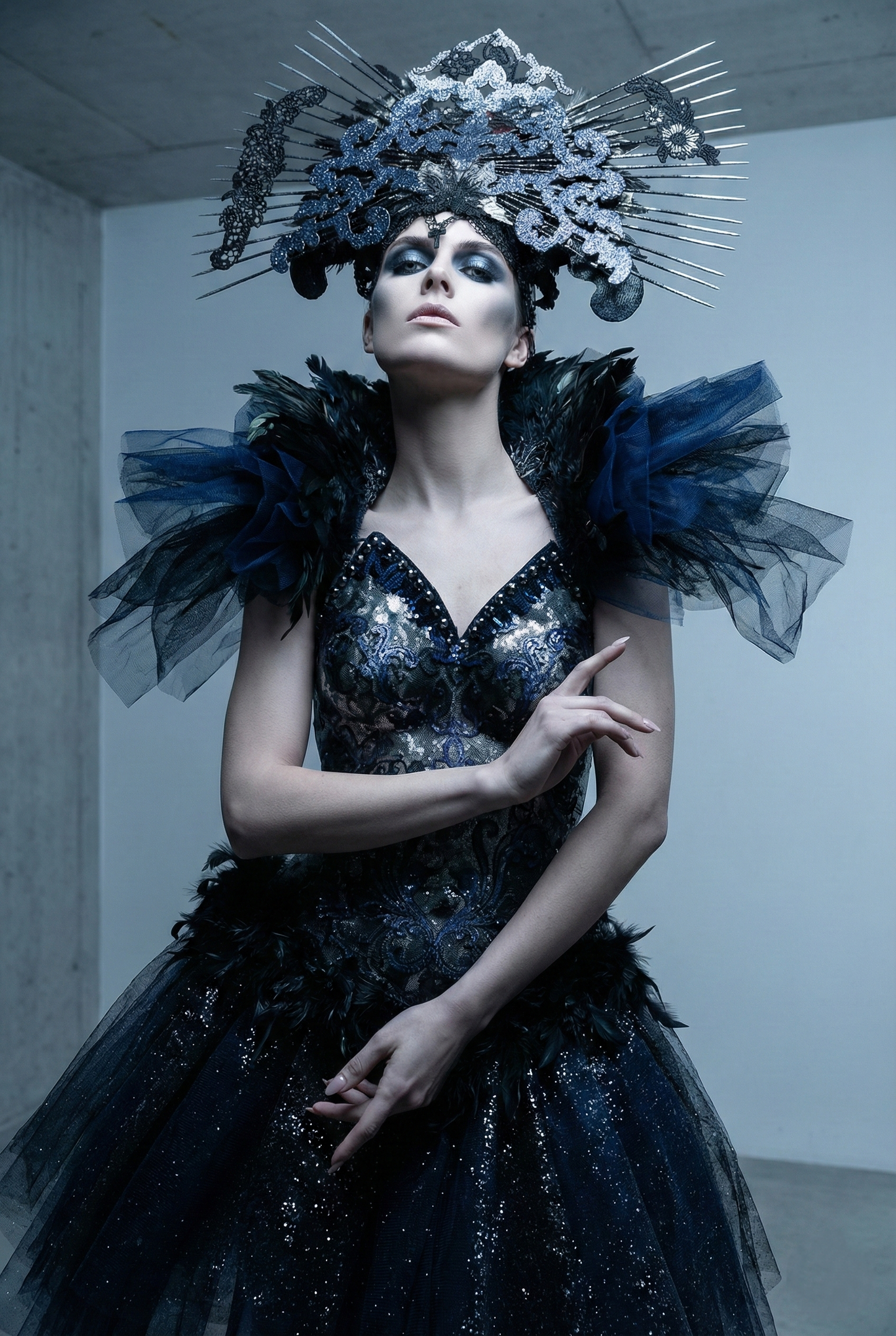 Costume "Night Bird"- Fée - Danse - Magic - Fantastique - Ballerine - Cosplay