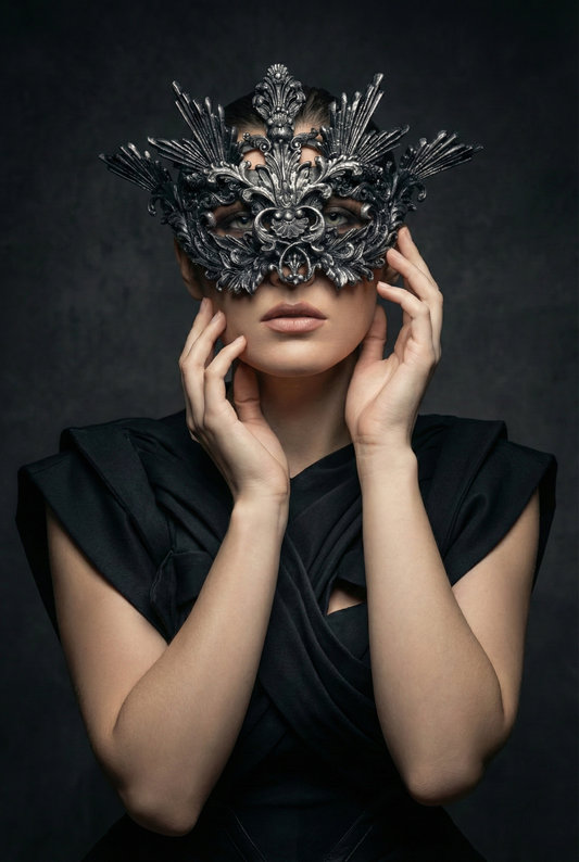 Masque loup baroque Mascarade Carnaval gothique